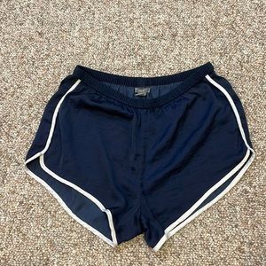 Aerie navy blue sleep shorts